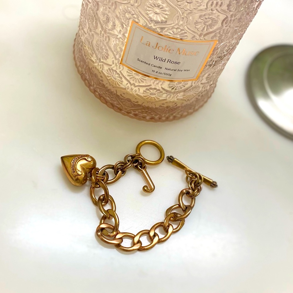 Vintage juicy couture rose gold bracelet